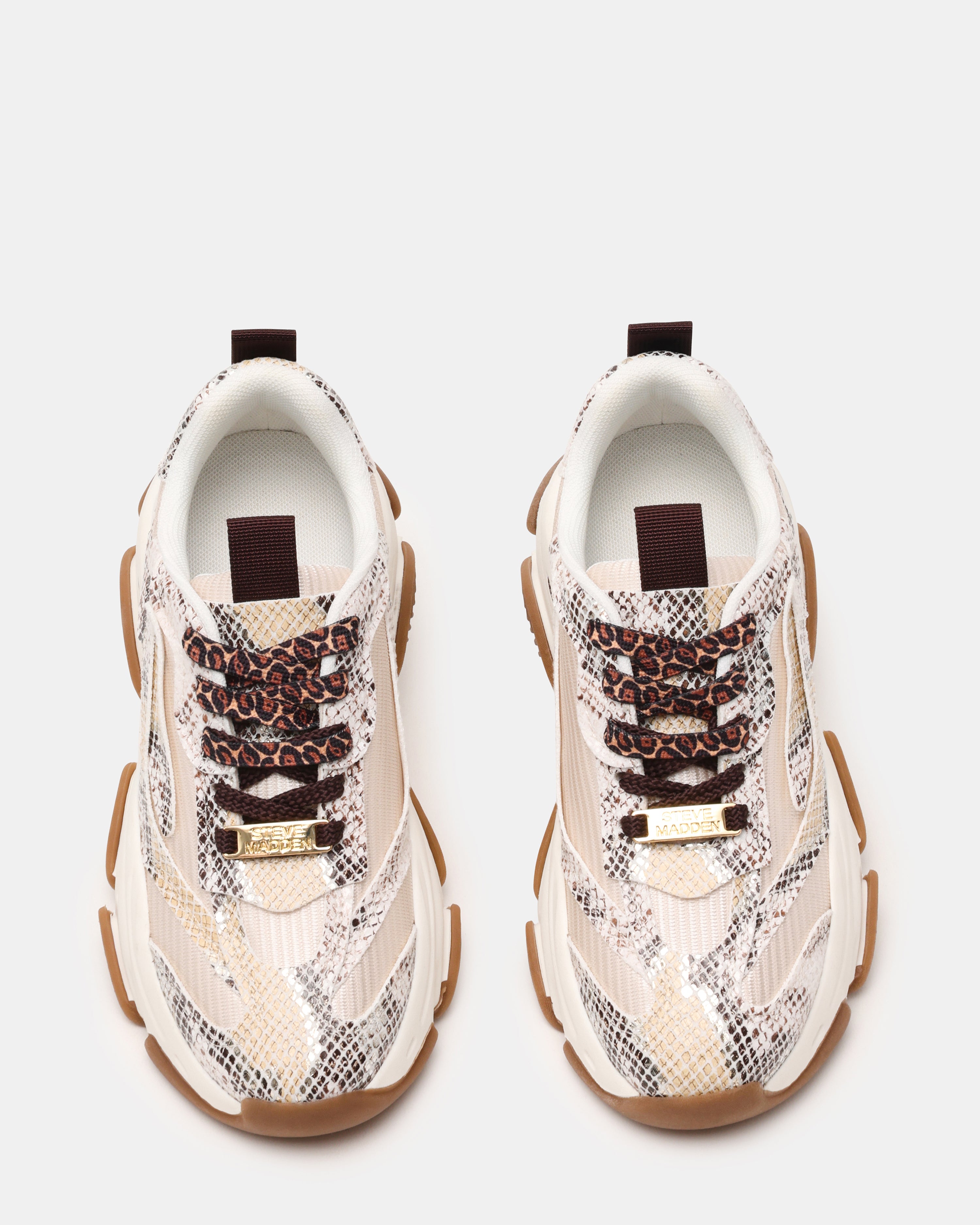 Possession-lt Sneaker Beige Snake - view 5