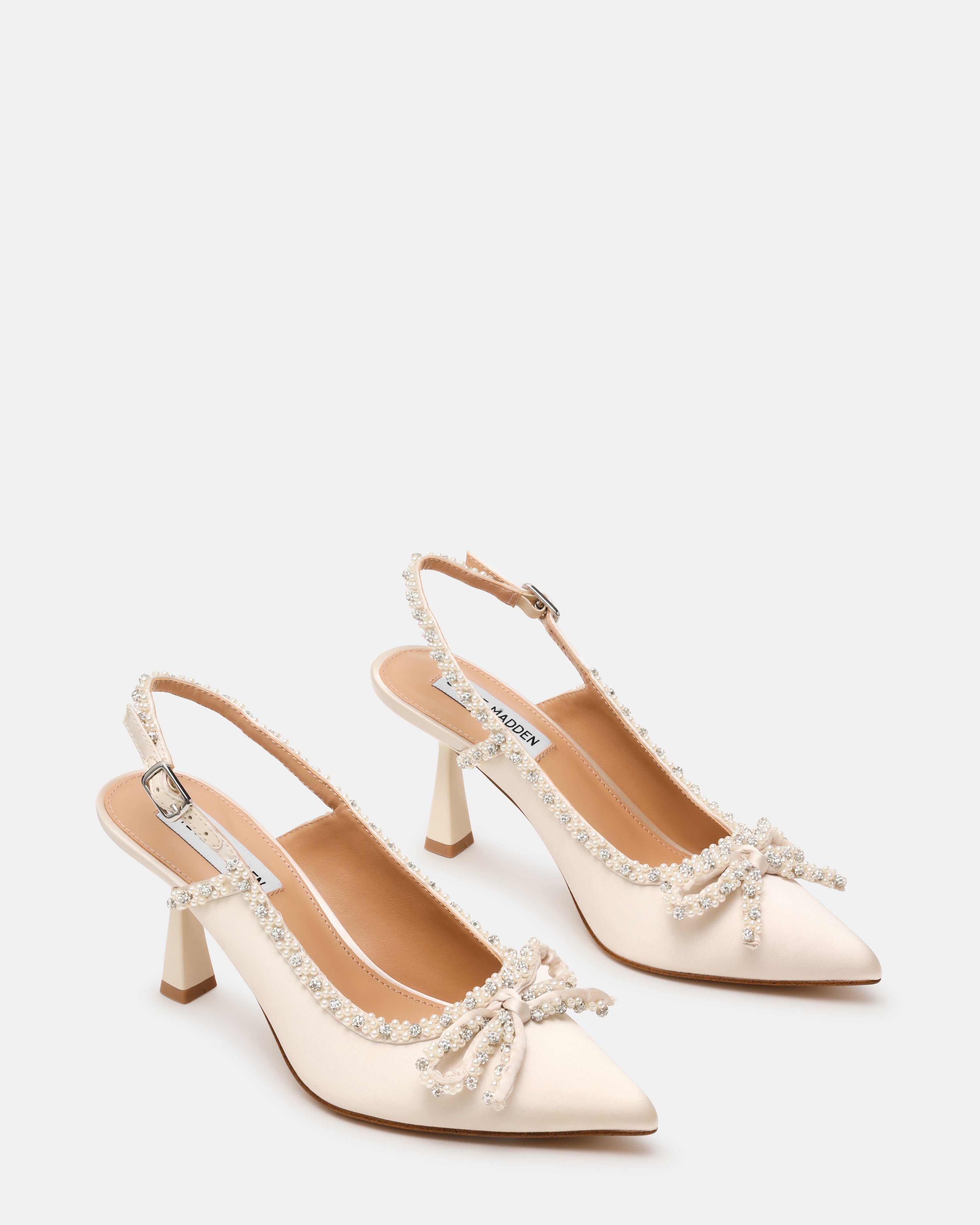 Florissa Slingback Avorio Satin - view 2
