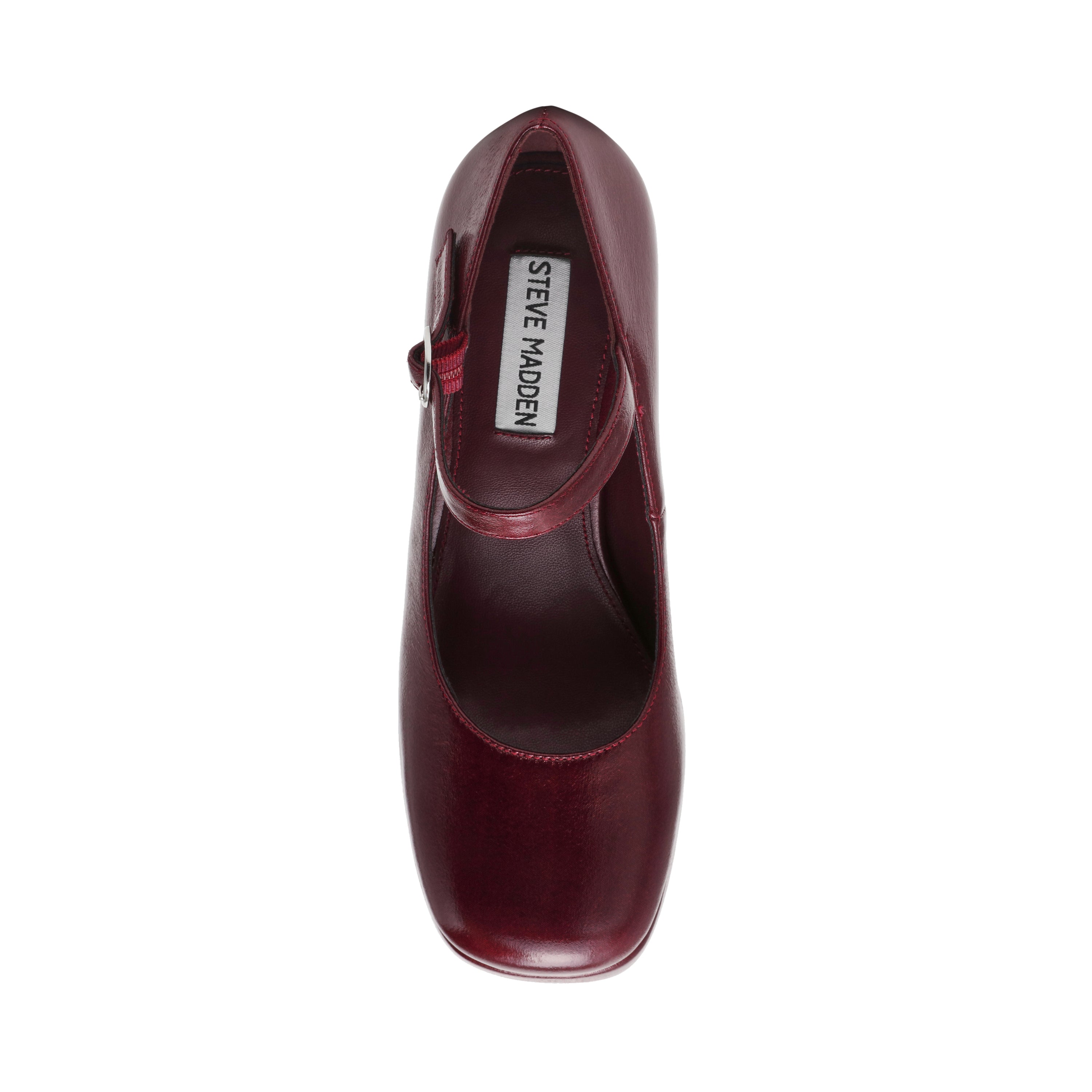 MINGLE MARY JANE DARK CHERRY CRINKLE