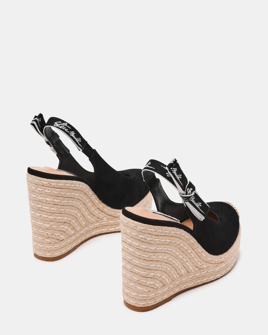 Demmi Zeppa Nero Suede - view 4