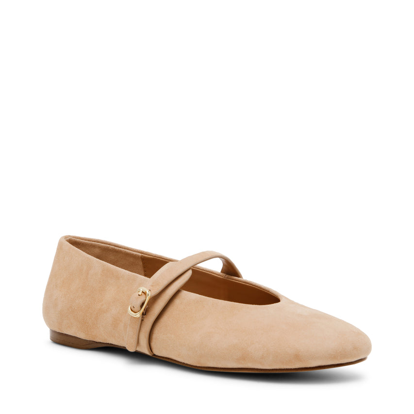 REJOICE BALLERINA CAMEL SUEDE