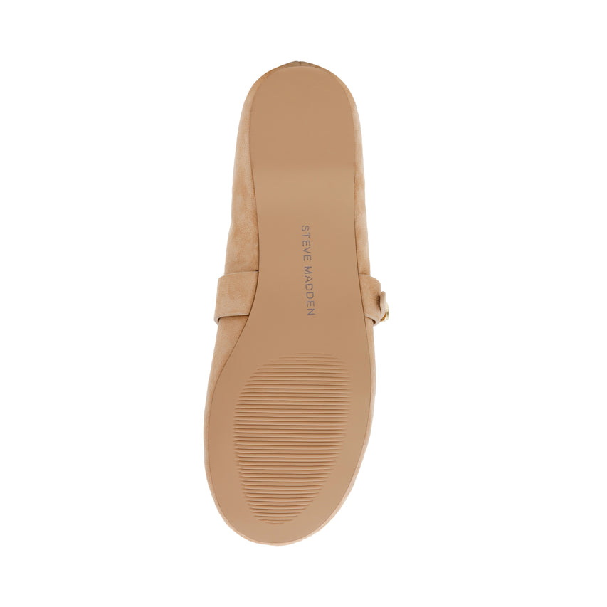 REJOICE BALLERINA CAMEL SUEDE