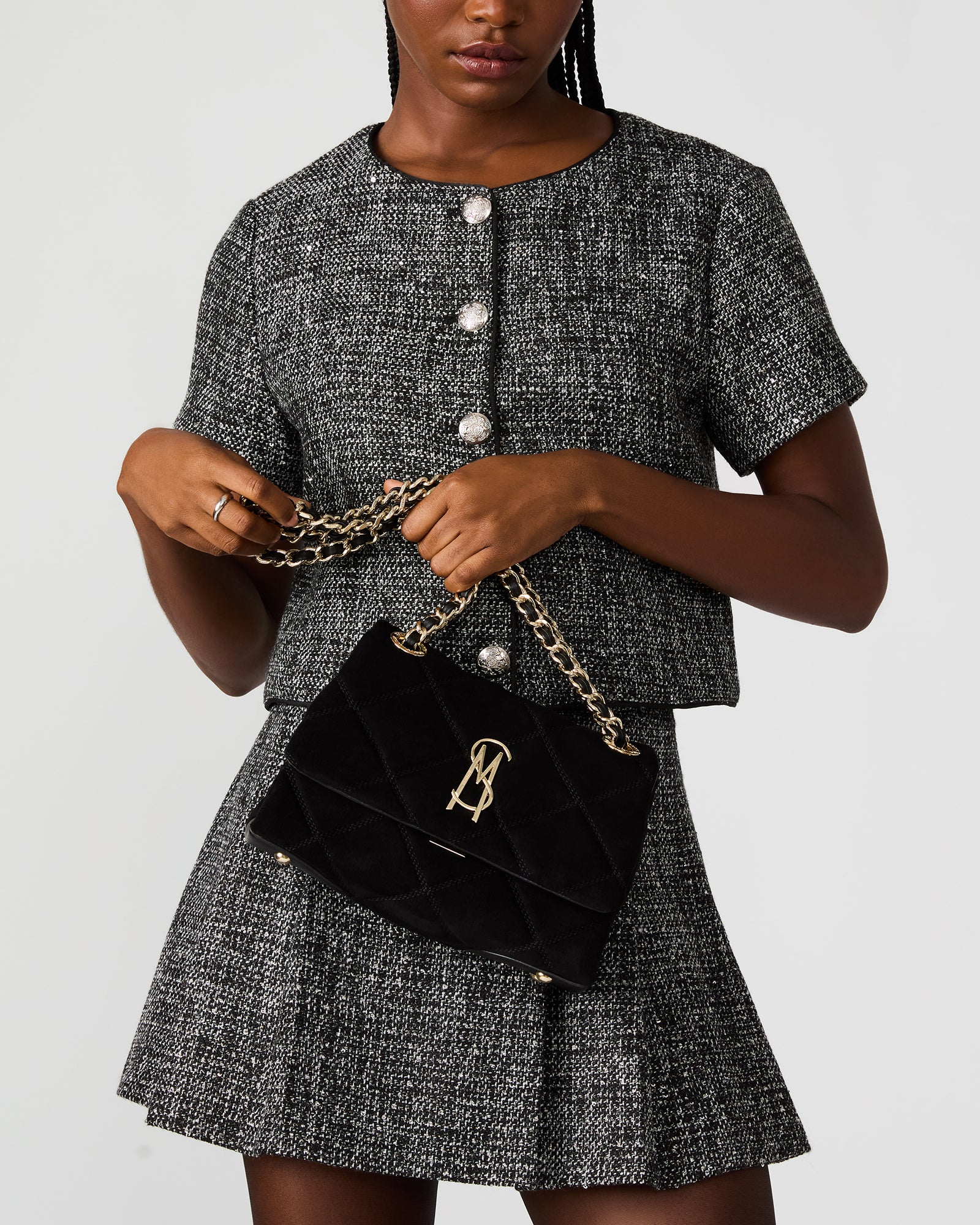 BVOLT-S BORSA NERO ORO