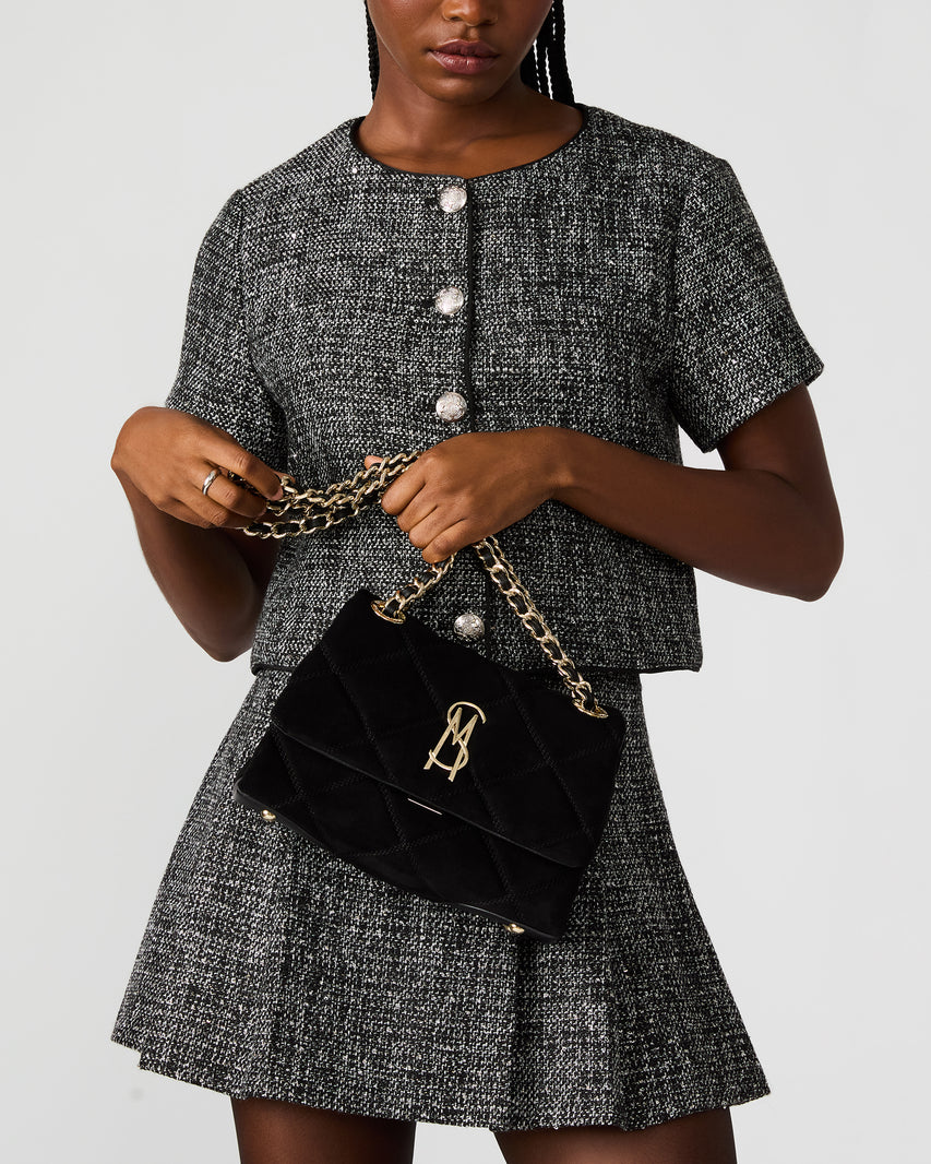 BVOLT-S BORSA NERO ORO