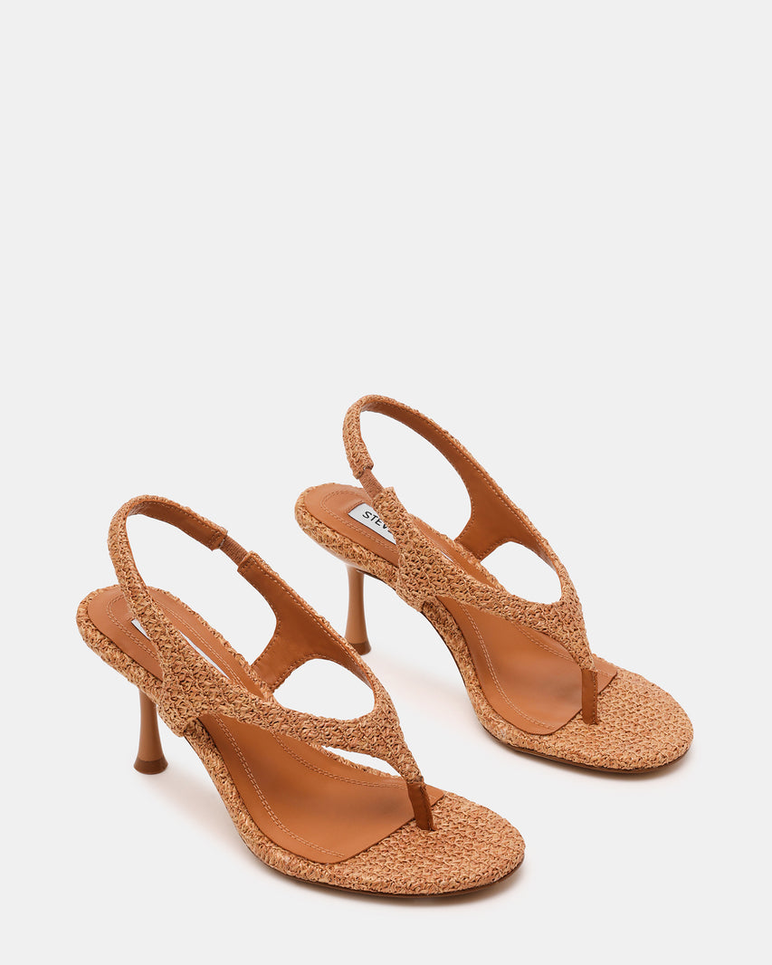 Cleeo Sandalo Tan Raffia - view 2