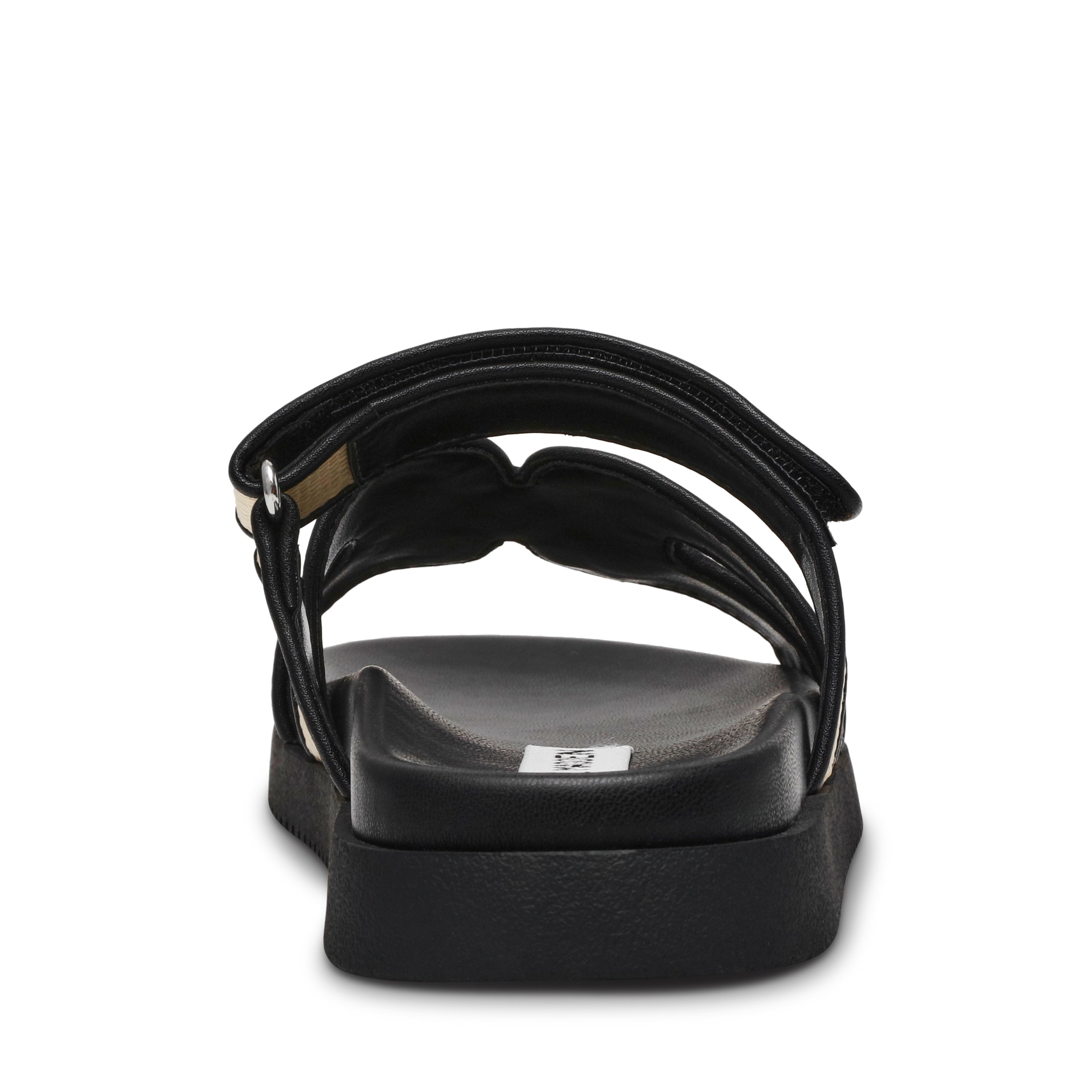 Missile Sandalo Natural Nero Raffia