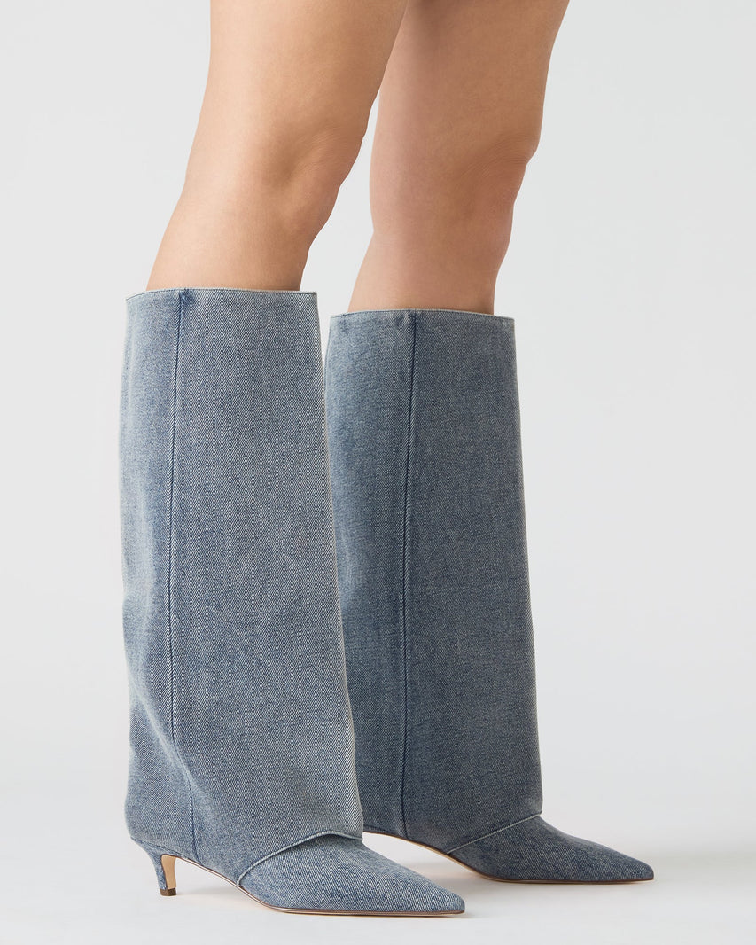 Luca-d Stivale Denim - view 2