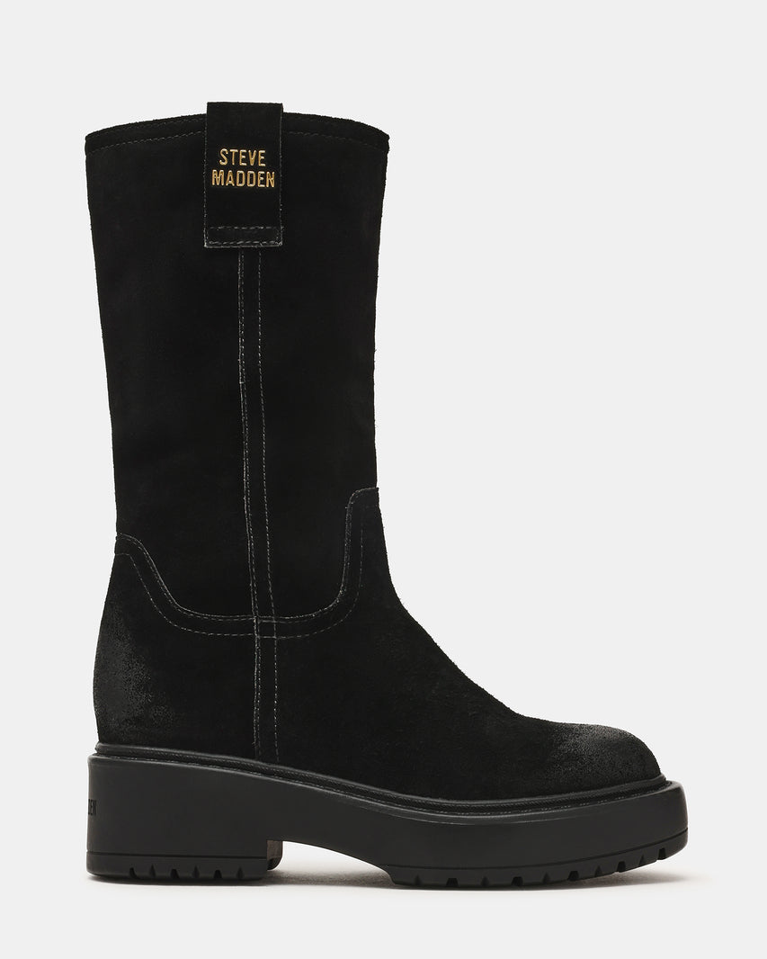 Ruckus Stivale Nero Suede
