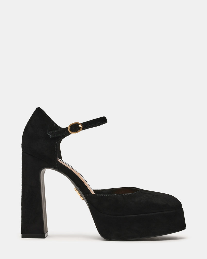 Lexie Sandalo Nero Suede