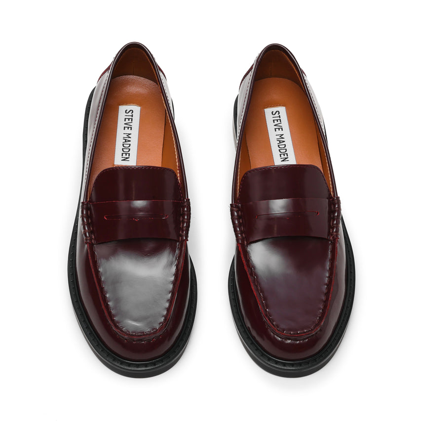 ADISON MOCASSINO WINE PELLE
