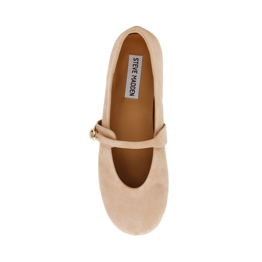 REJOICE BALLERINA CAMEL SUEDE