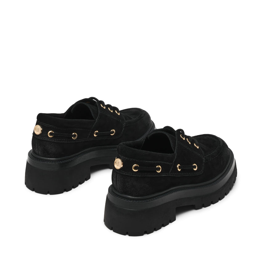 DETROIT MOCASSINO NERO SUEDE