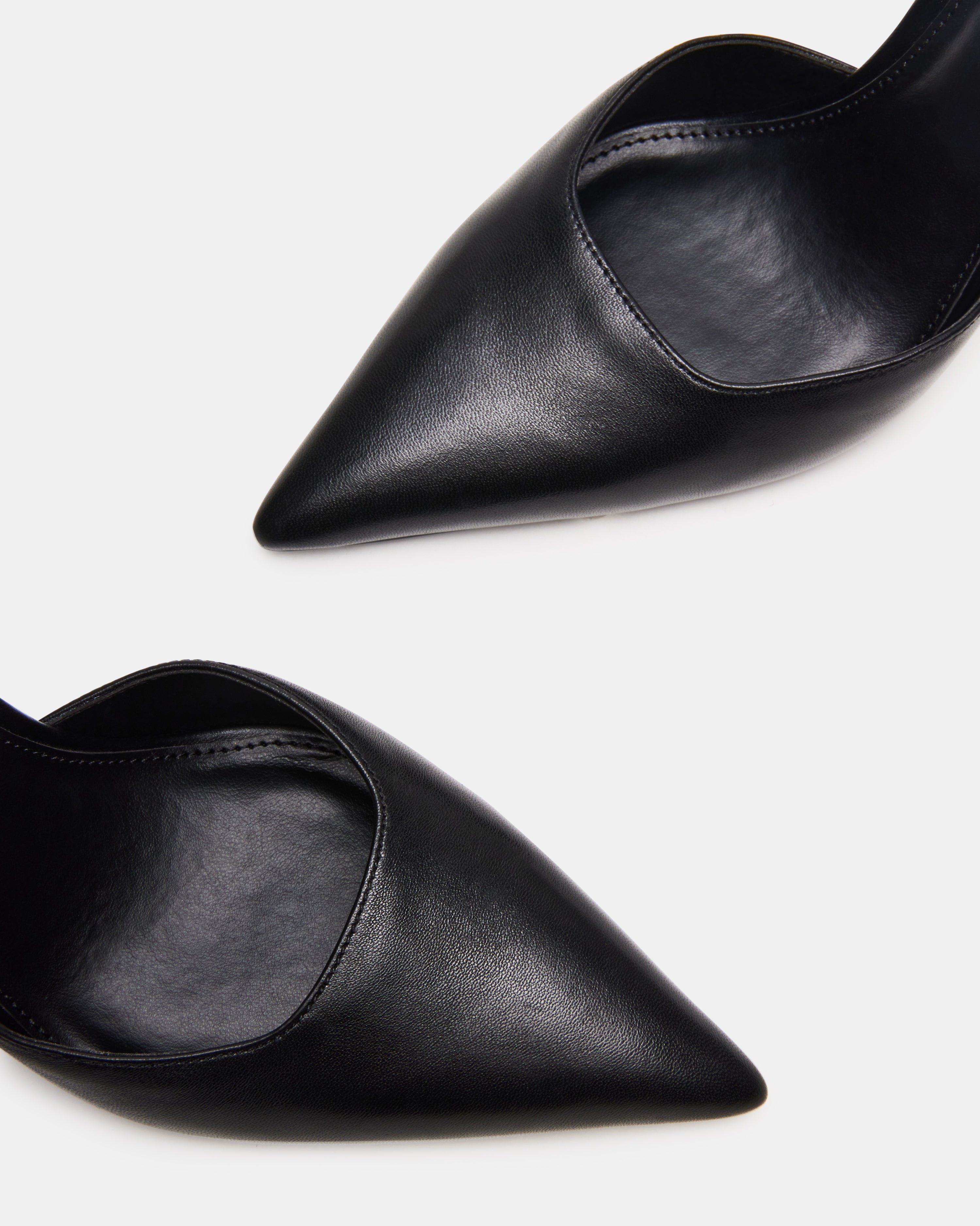 ALLIANCE SLINGBACK NERO PELLE