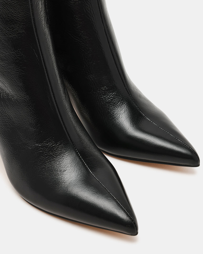 Lulah Stivale Nero Crinkle Vernice - view 3