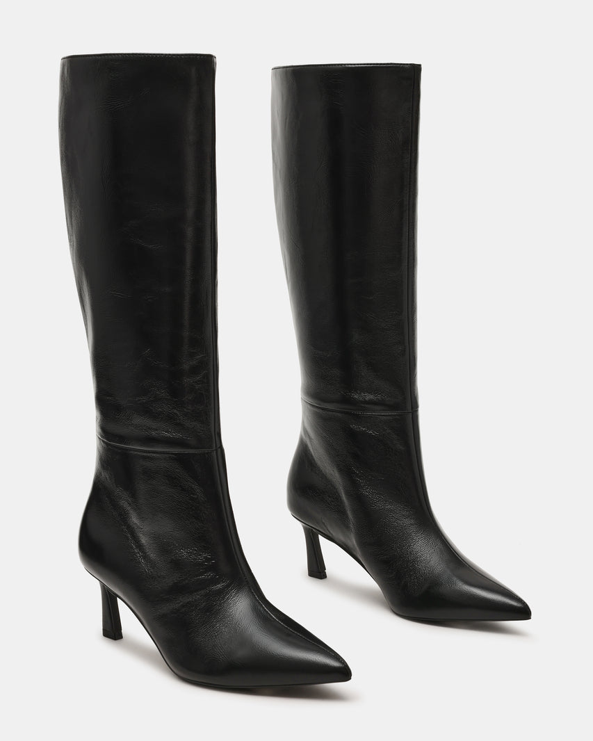 Lavan Stivale Nero Crinkle Patent - view 2