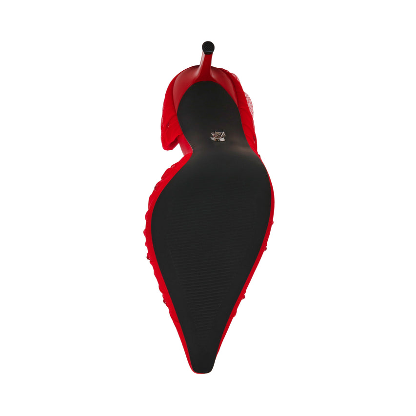 Danville Décolleté Rosso Satin - view 7