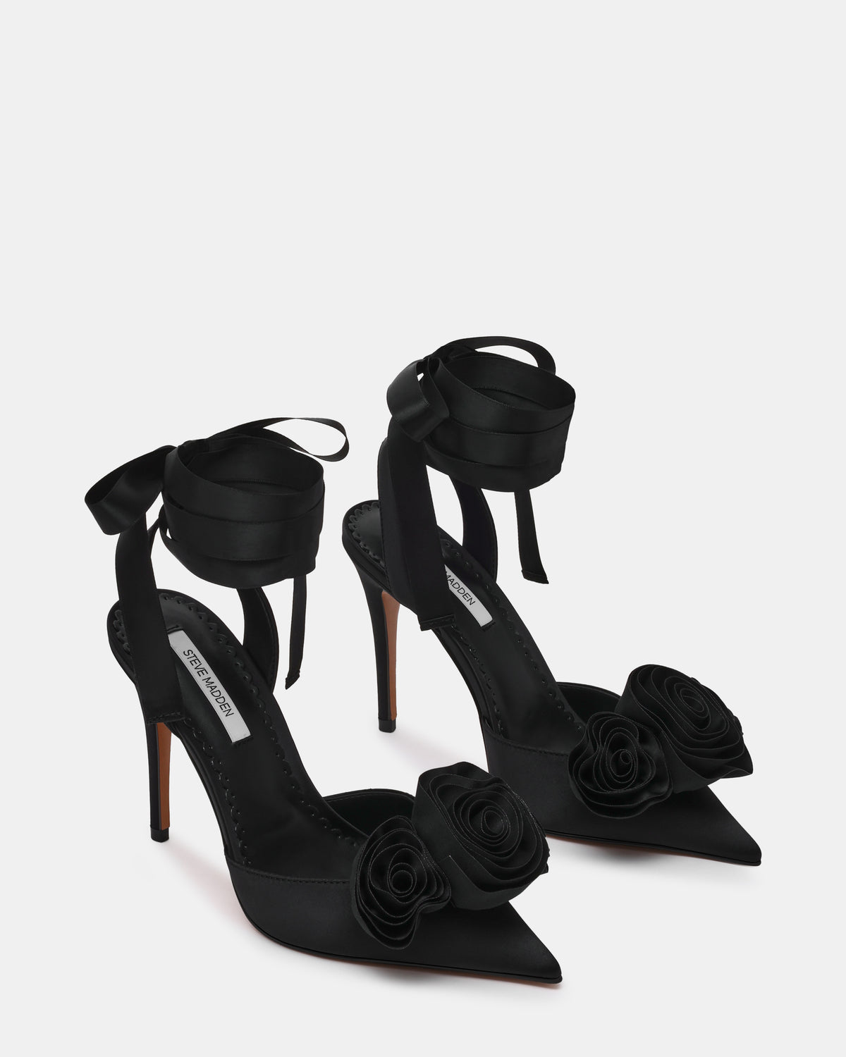 Rosie Décolleté Nero Satin - view 2
