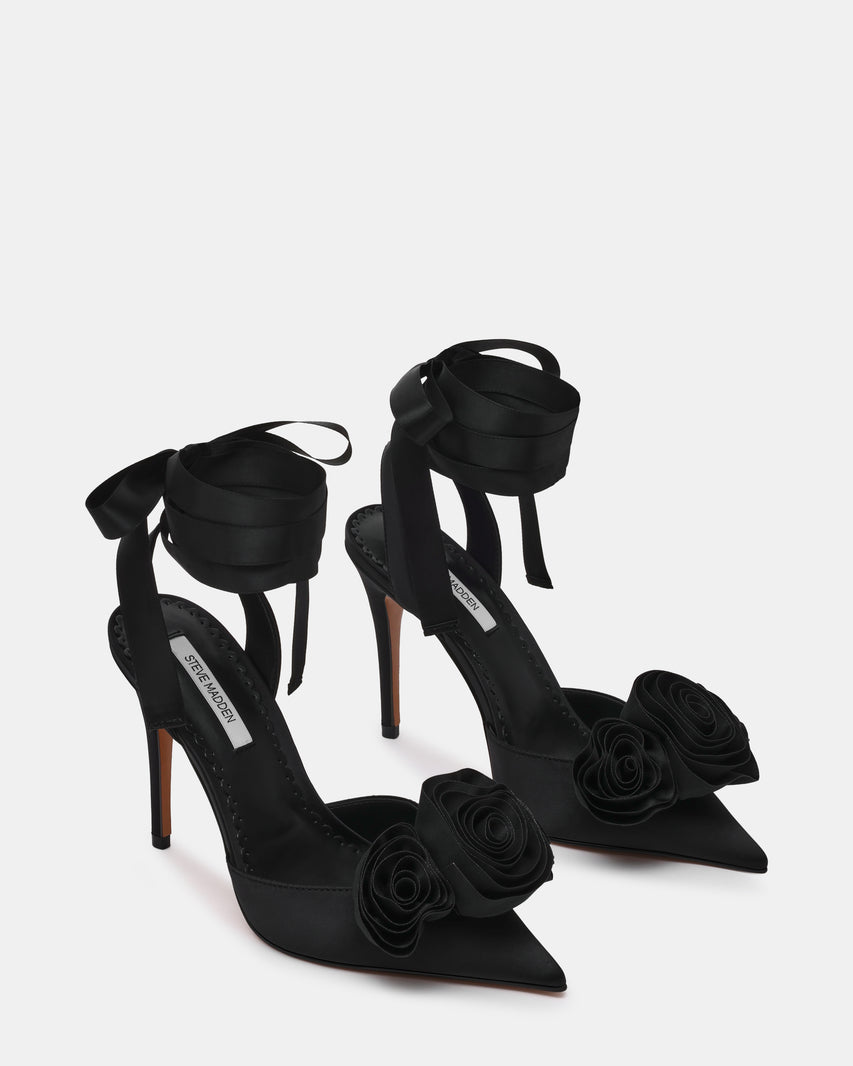 Rosie Décolleté Nero Satin - view 2
