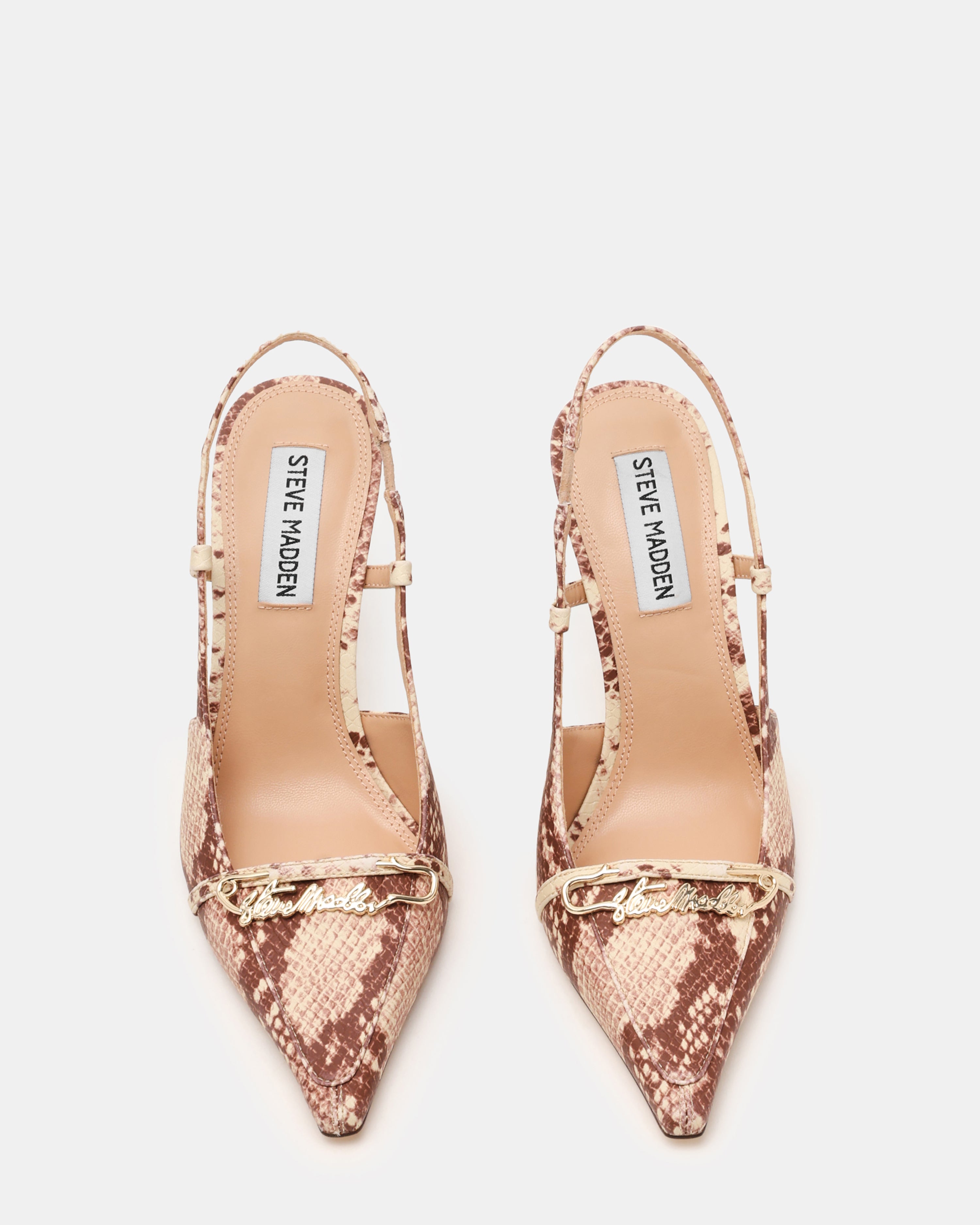Dossier Slinback Crema Marrone Snake - view 5