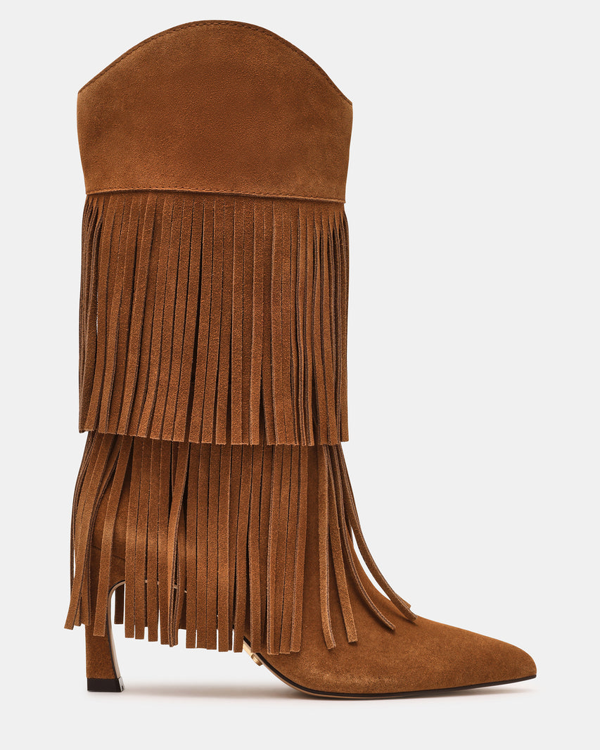Torch Stivale Chestnut Suede