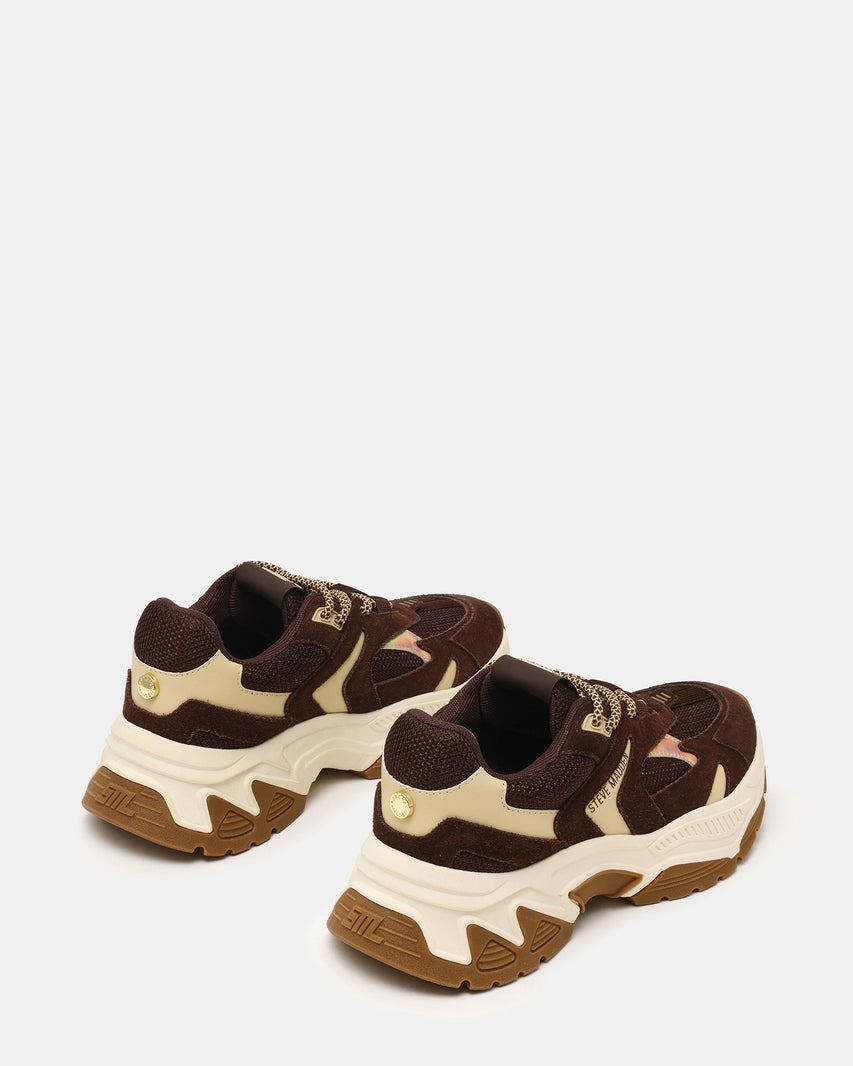 Ample Sneaker Chocolate Marrone Suede - view 4