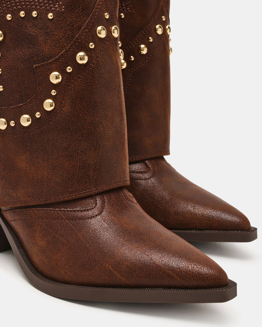Stagecoach Stivale Marrone Pelle - view 3