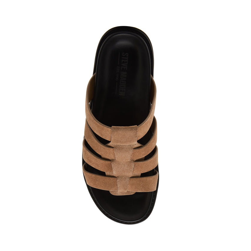 Ankara Sandalo Taupe Suede - view 7
