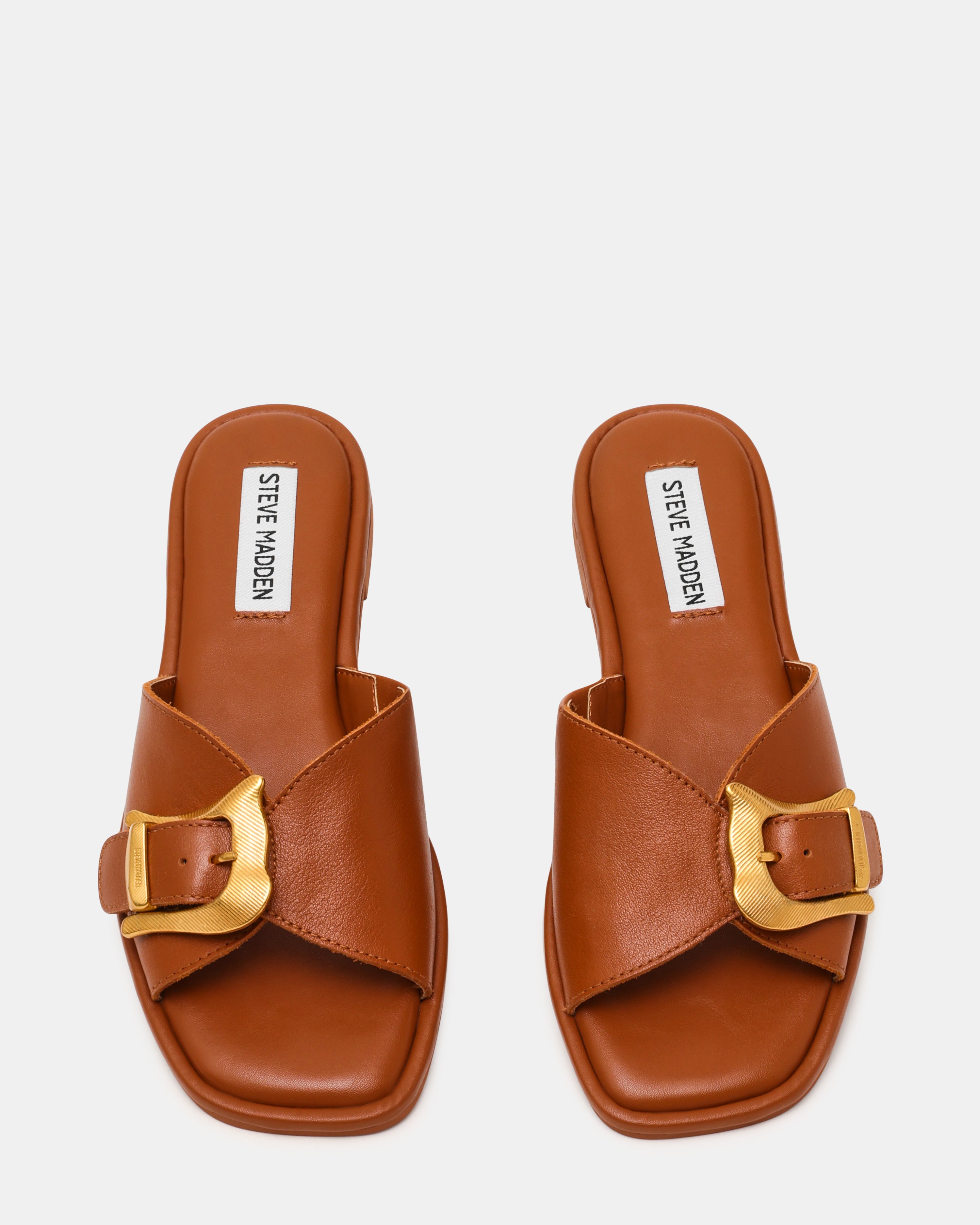 Abigayle Sandalo Cognac Pelle - view 5