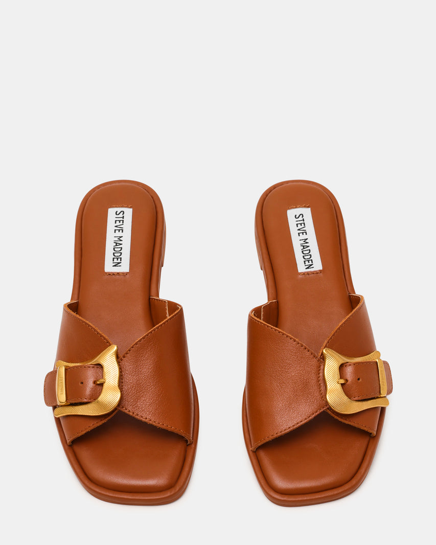 Abigayle Sandalo Cognac Pelle - view 5
