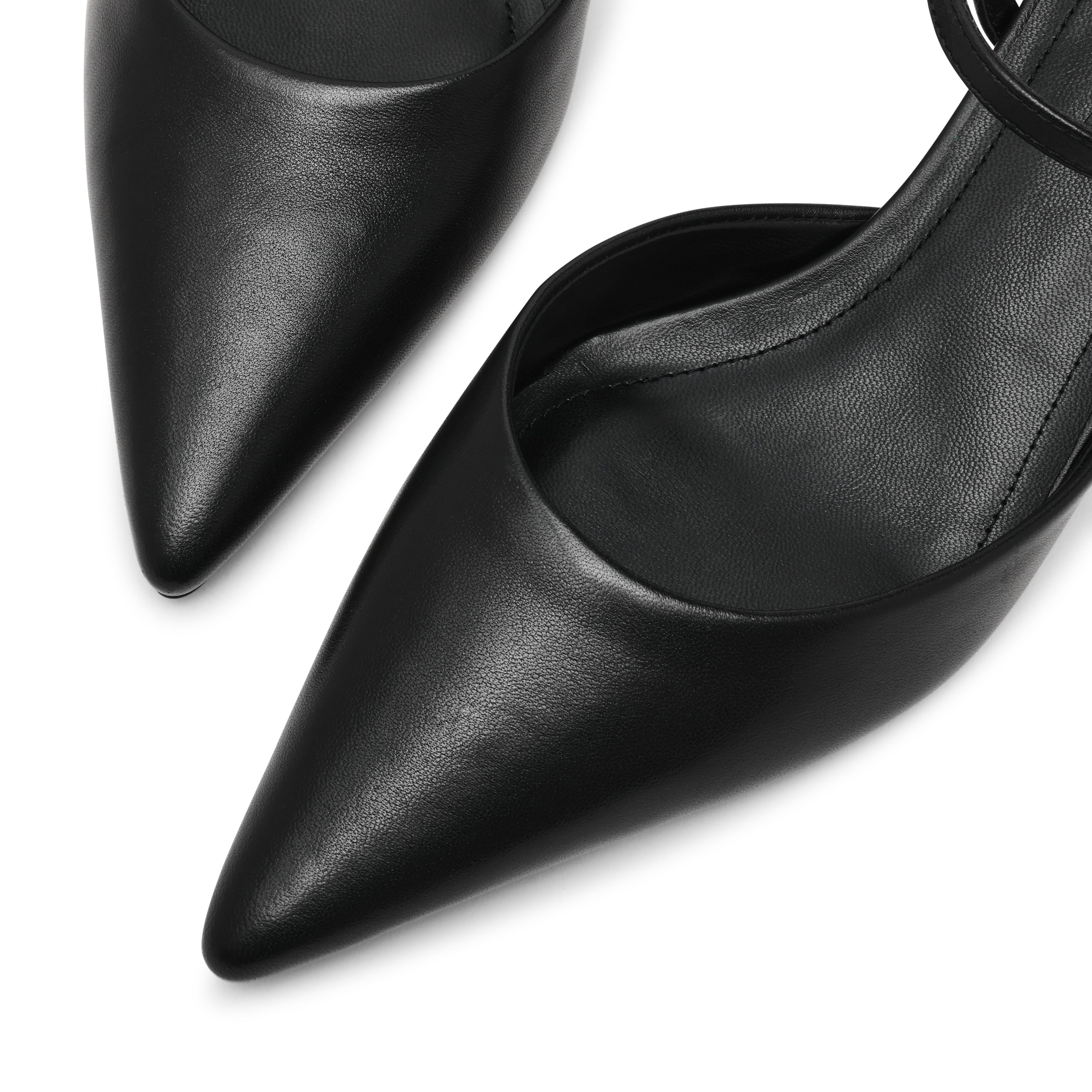 ADELAIDE SLINGBACK NERO PELLE