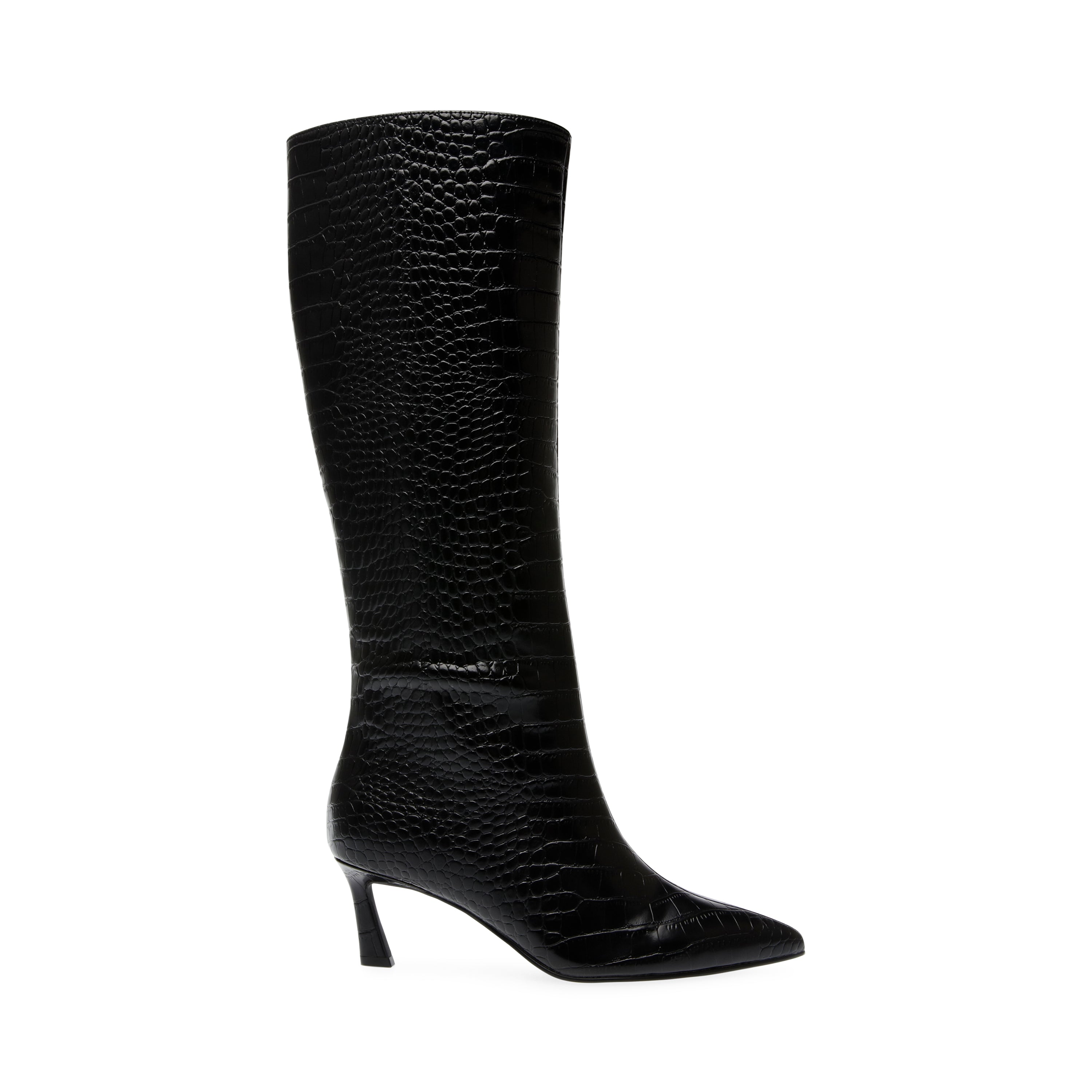 LAVAN STIVALE NERO CROCO