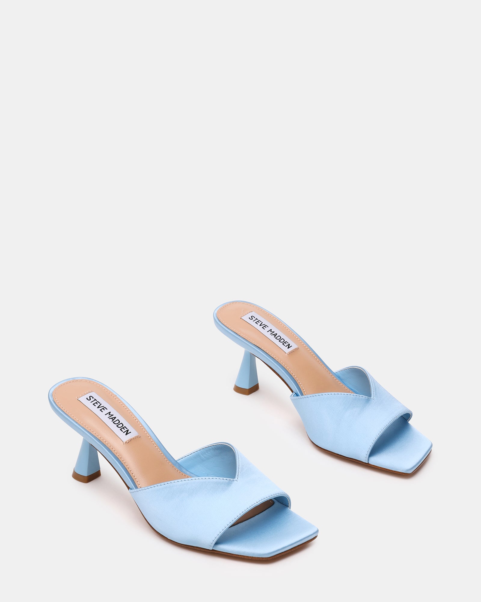 Ivie Mule Blu Satin - view 6