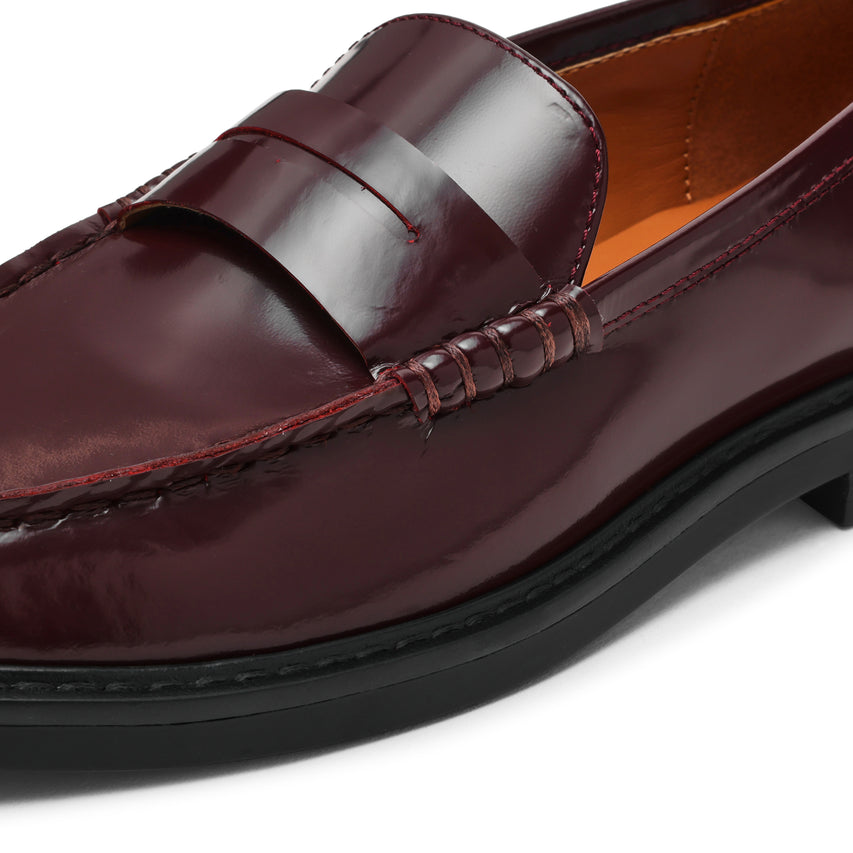ADISON MOCASSINO WINE PELLE