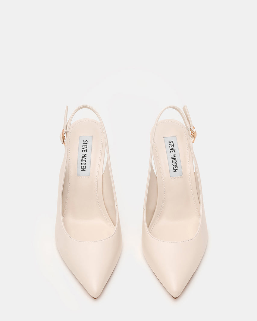 Juli Slingback Bone Pelle - view 4