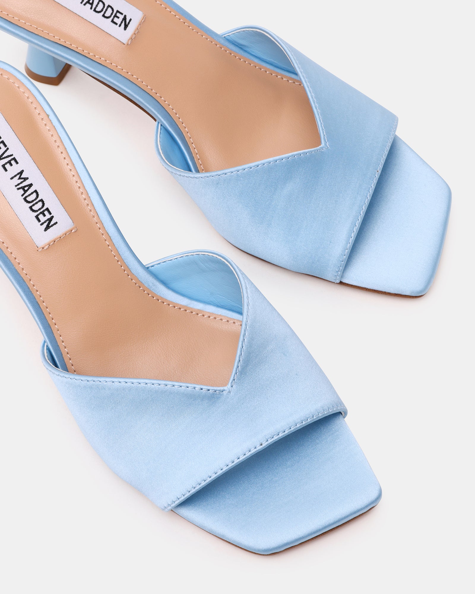 Ivie Mule Blu Satin - view 3