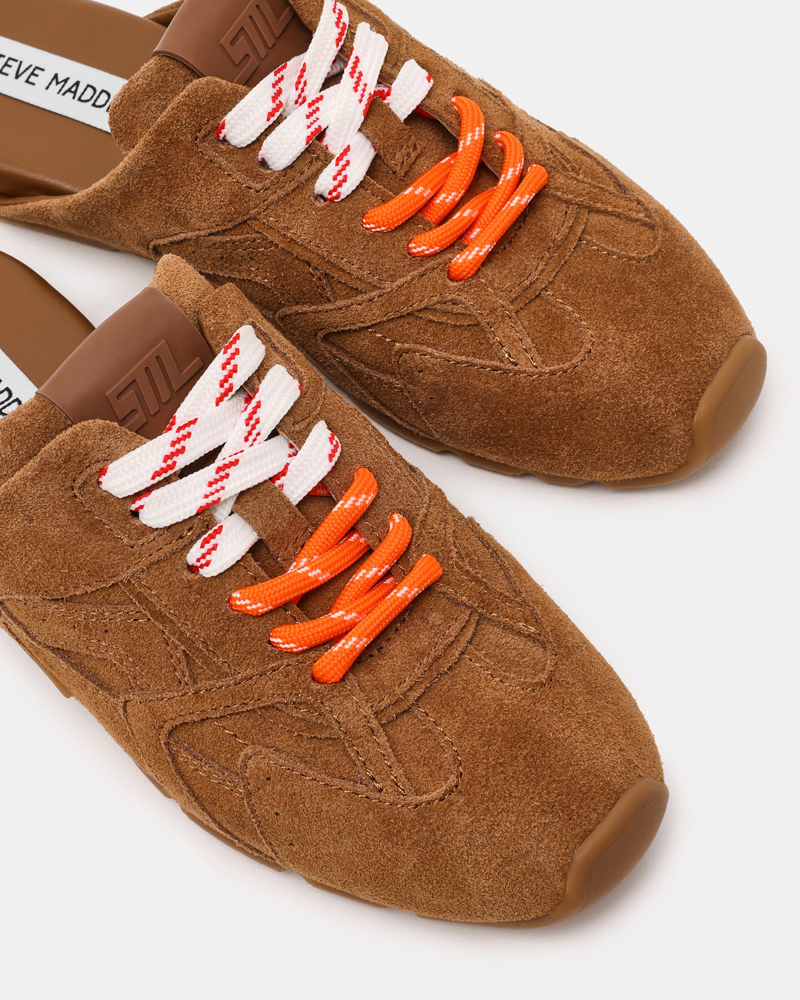 Asiel Sneaker Mule Chestnut Suede - view 3