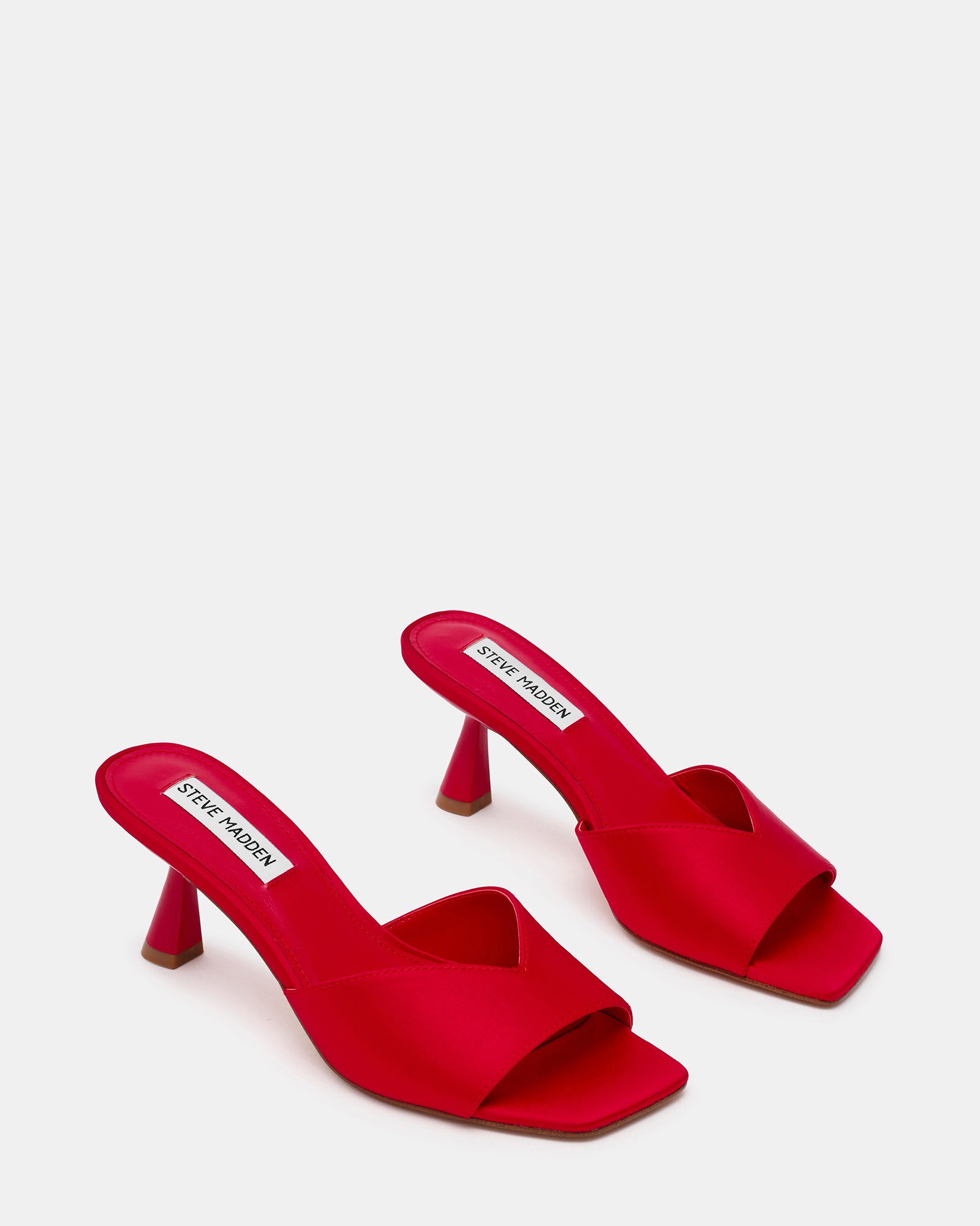 Ivie Mule Rosso Satin - view 2