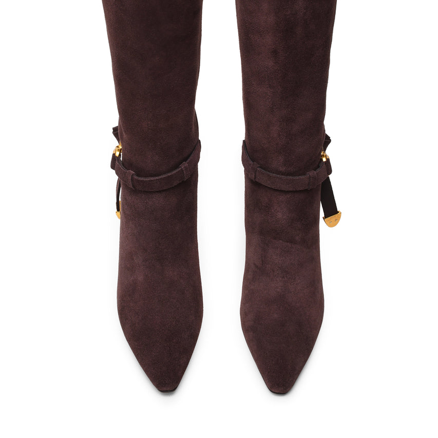 SIRRENS STIVALE MARRONE SUEDE
