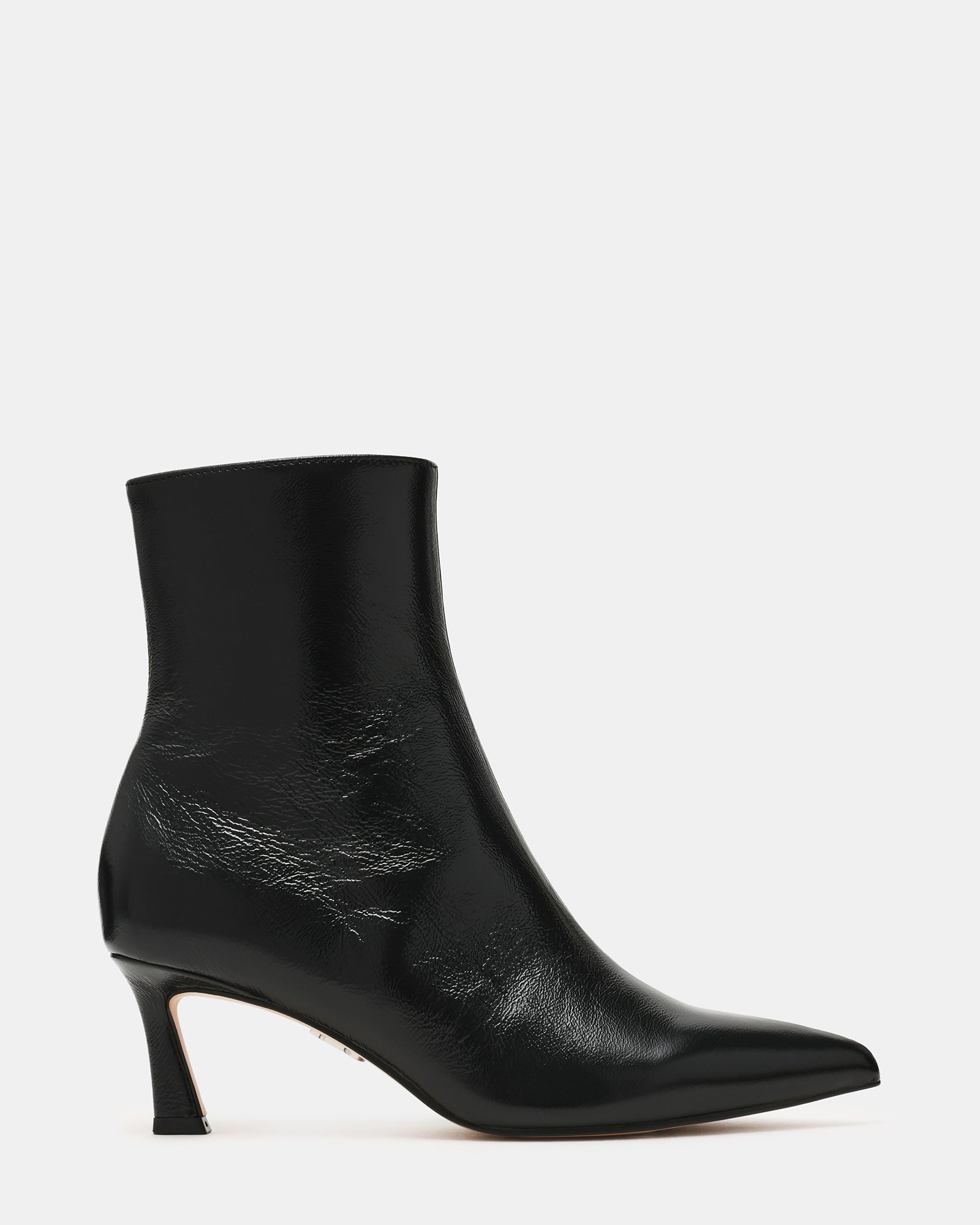 Lulah Stivale Nero Crinkle Vernice