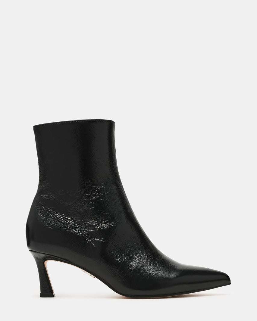 Lulah Stivale Nero Crinkle Vernice