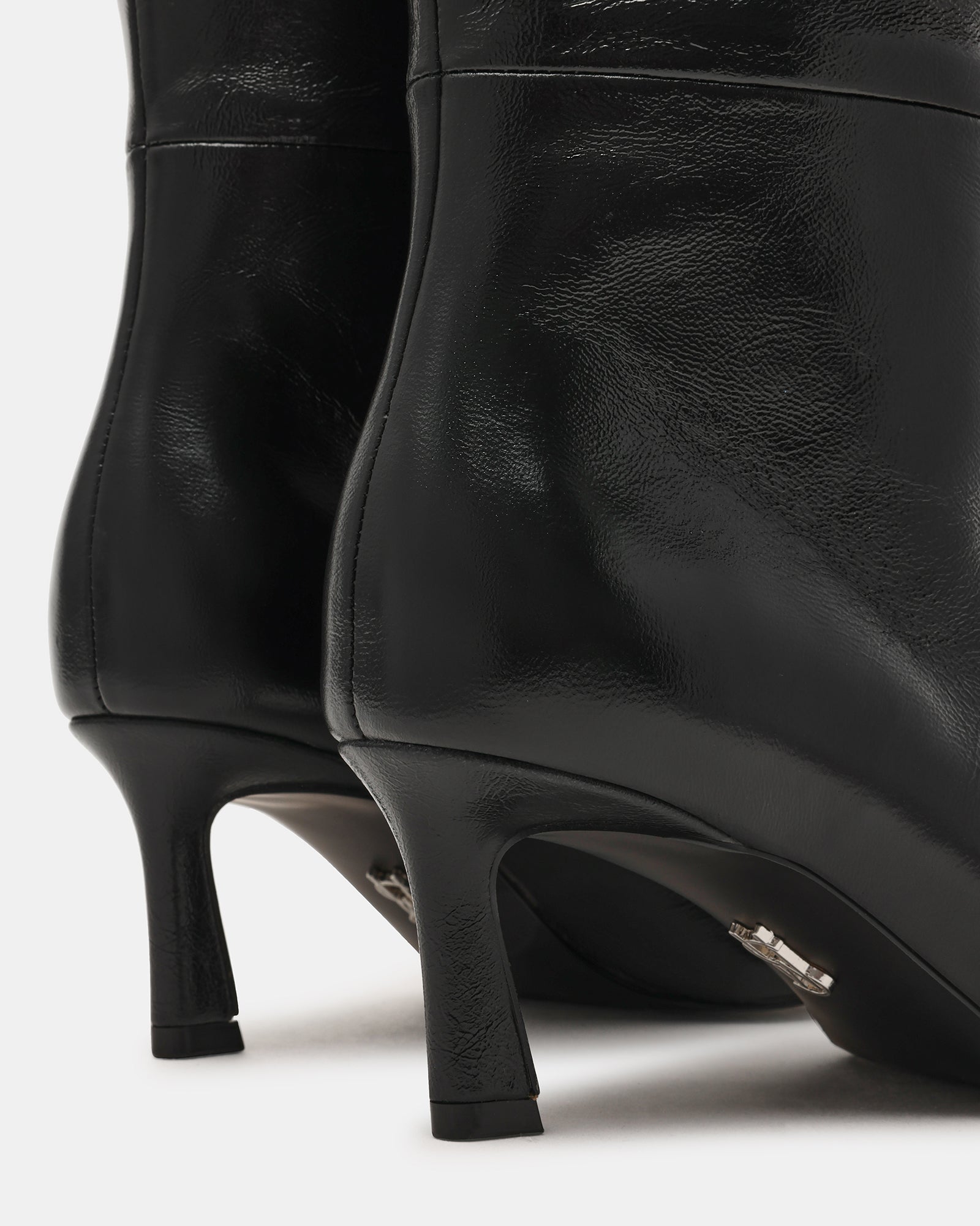 Lavan Stivale Nero Crinkle Patent - view 3