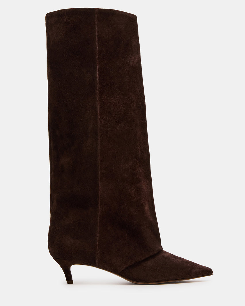Luca Stivale Marrone Suede