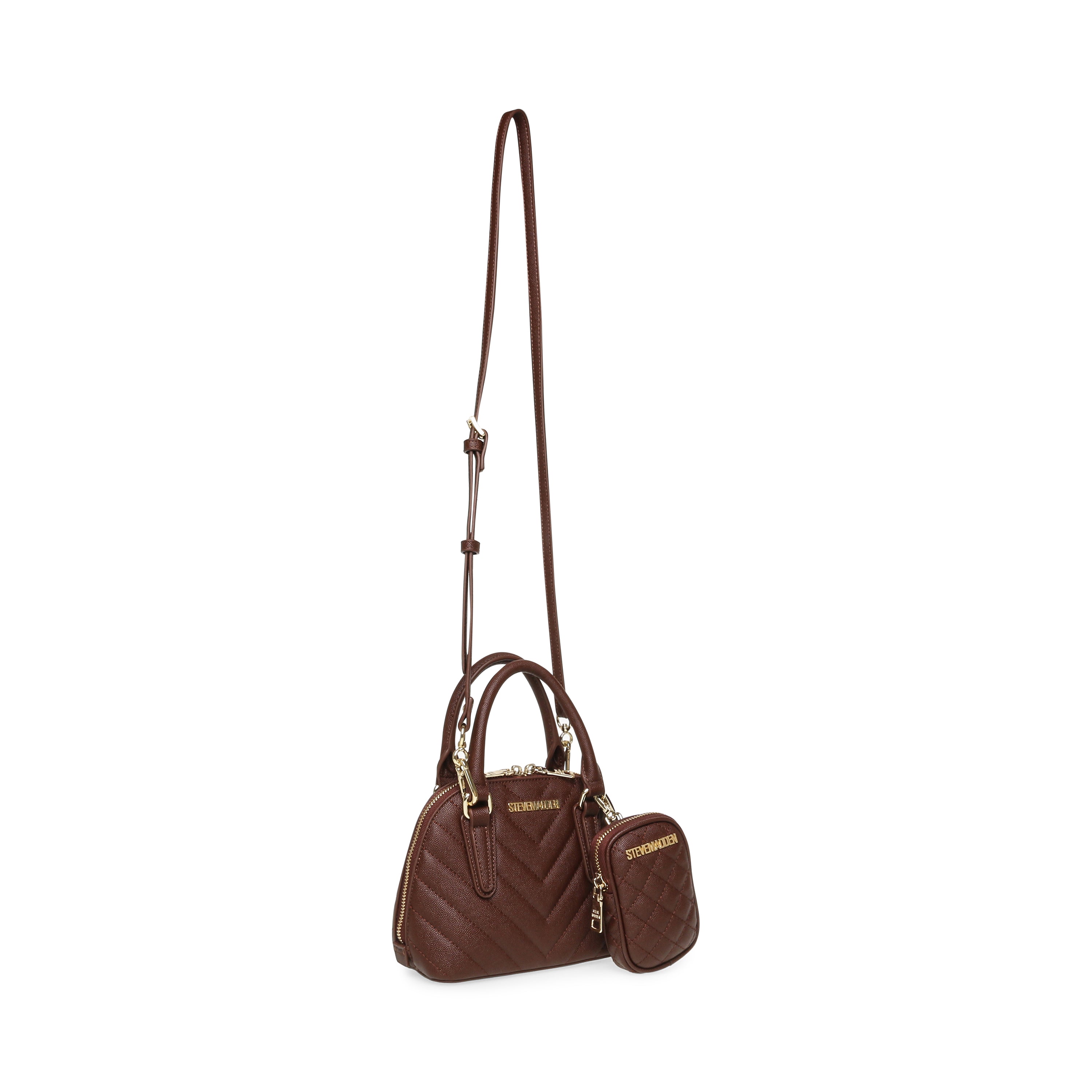 BRULE-2 BORSA MARRONE ORO