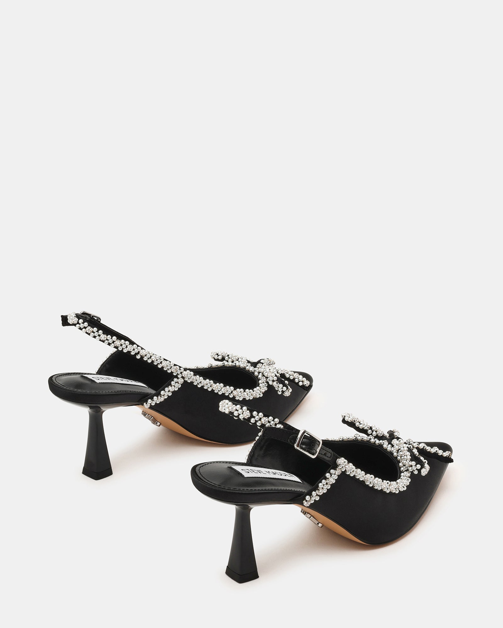 Florissa Slingback Nero Satin - view 6