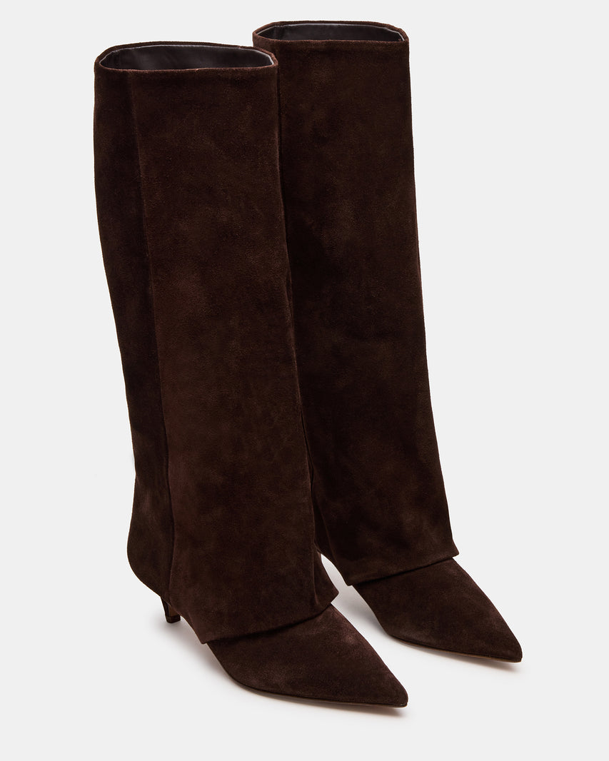 Luca Stivale Marrone Suede - view 2