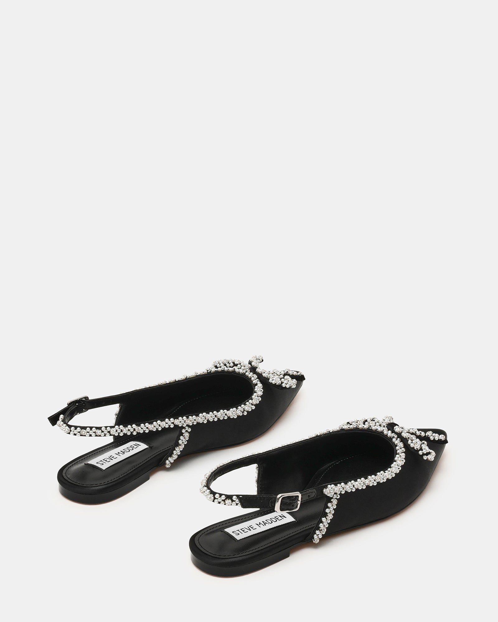 Solange Ballerina Nero Satin - view 5