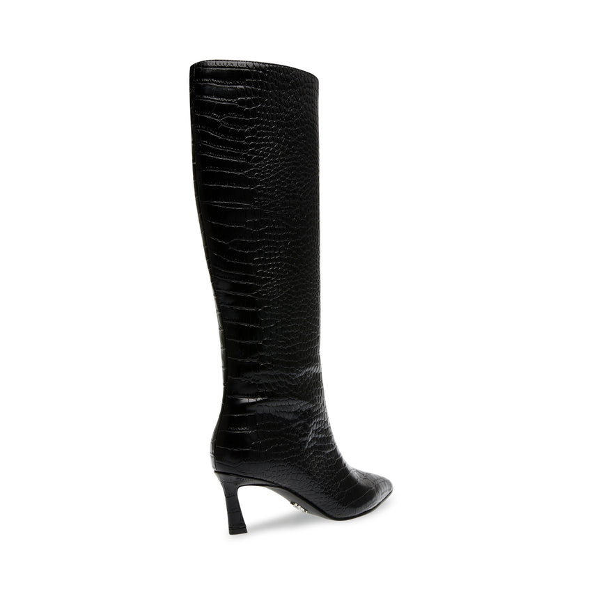 LAVAN STIVALE NERO CROCO