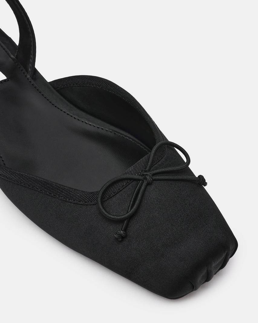 Scarletta Ballerina Nero Satin - view 3