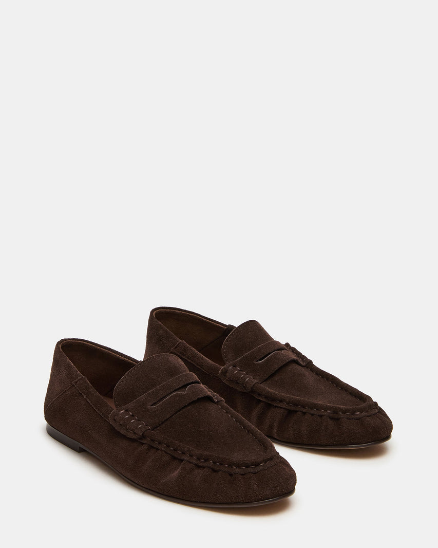 Roger Mocassino Chocolate Marrone Suede - view 3