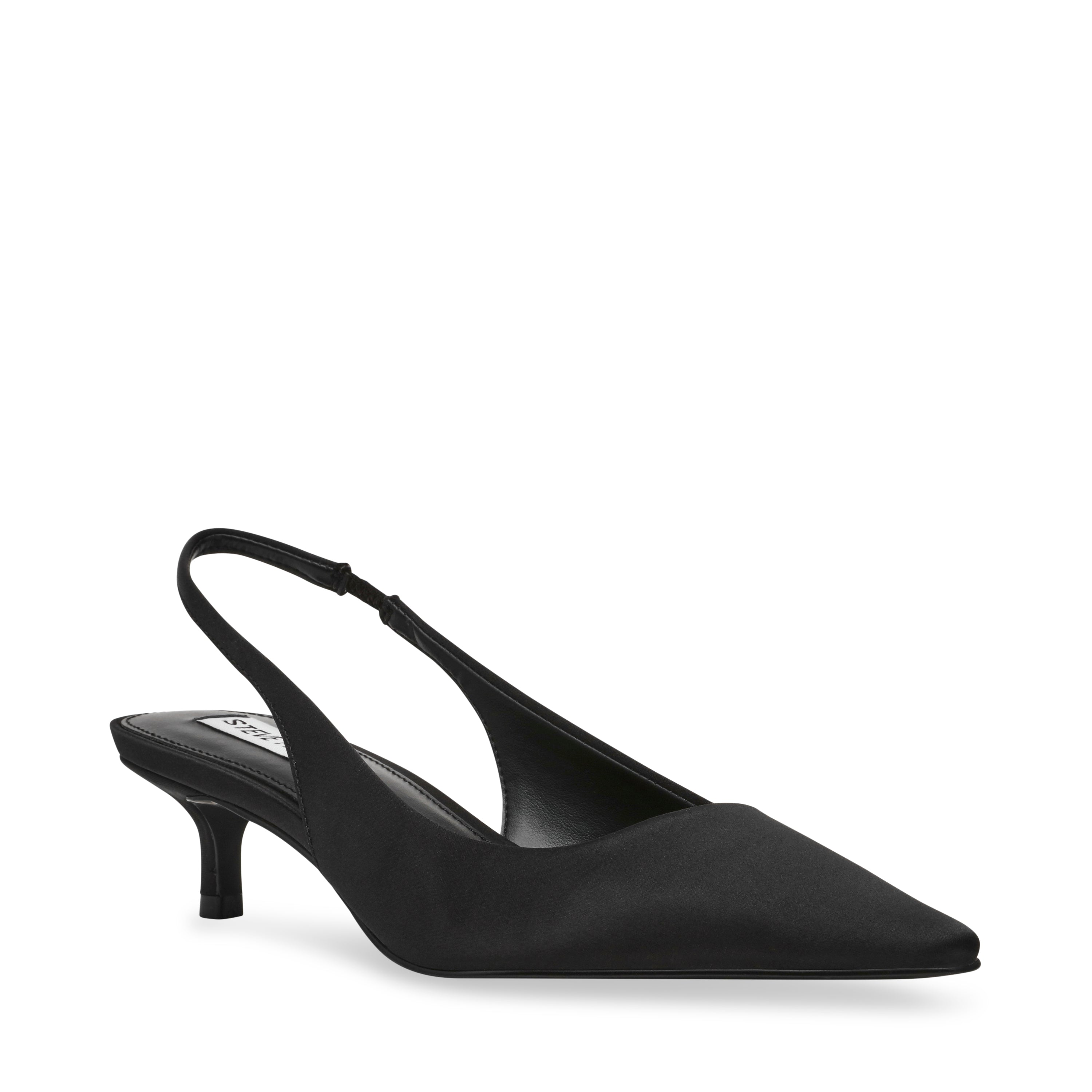 Kari Décolleté Nero Satin